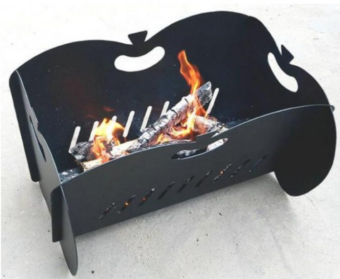가지고 다닐 수 있는 야외 야영 접을 수 있는 랙 BBQ 금속 숯 바베큐 그릴