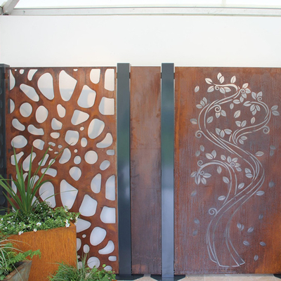정원 장식적인 Corten 강철 기밀 패널 환경 친절한