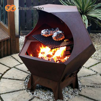 홈 파티는 주문형 BBQ 차콜 그릴 4 밀리미터 두께를 사용합니다