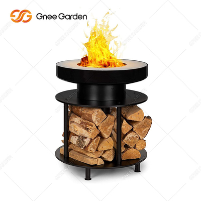 옥외 안뜰 BBQ 불 구덩이 석쇠 테이블 Corten 전 녹슬었던 강철
