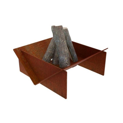 분리형 Corten 강철 화덕 GN-FP-333 야외 난방 자연 녹