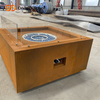 옥외 녹슨 Corten 풍화 강철 불 구덩이 OEM ODM