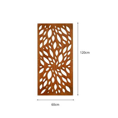 예술 장식적인 금속 정원 제품 Corten 강철 기밀은 날씨 증거를 깝니다