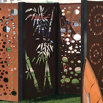 정원 장식적인 Corten 강철 기밀 패널 환경 친절한