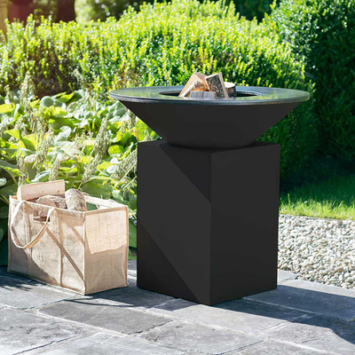 석쇠 반지 옥외 야영을 가진 BBQ 화덕 Corten 강철