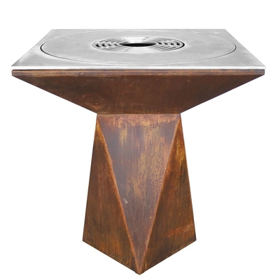 BBQ 옥외 요리를 위한 전 녹슬었던 Corten 강철 불 구덩이