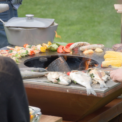 BBQ 옥외 요리를 위한 전 녹슬었던 Corten 강철 불 구덩이