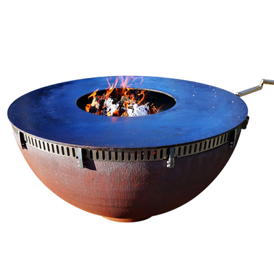 불타는 야영 BBQ를 위한 겹켜 휴대용 모닥불 구덩이 Corten 강철