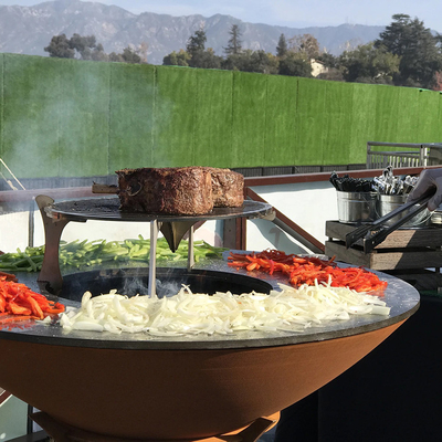 야외 요리 맞춘 화재 용기 Bbq 그릴 코르텐 강 정원 방화정 농부