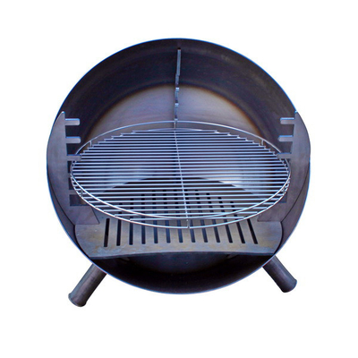원목 소각 코르텐 금속 야외 요리 그릴 숯 바비큐 코르텐 강 Bbq