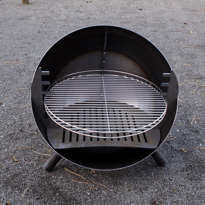 큰 야외 요리 그릴 코르텐 강 방화정 화재 용기 BBQ 그릴