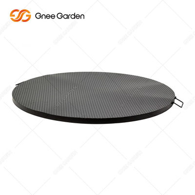 Bbq 야외 요리 그릴 플랜차 그릴 코르텐 강 방화정 검은 채색