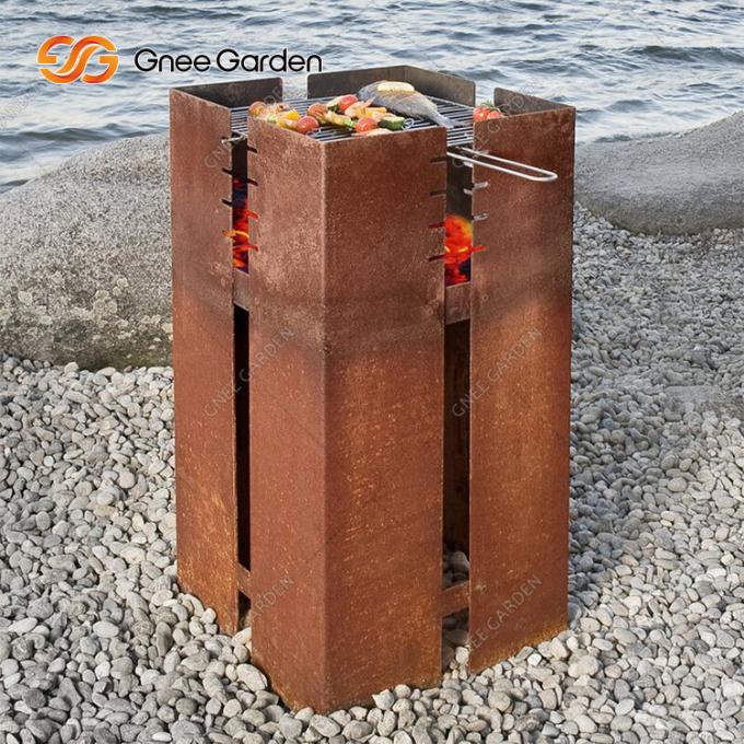 코르텐 강 BBQ 그릴 : 뒤뜰 요리의 최근 트렌드
