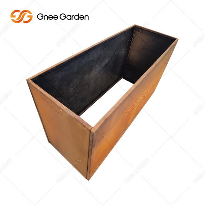 공장 직접적 코르텐 강 대농장주 박스 정원 스틸 경작자들