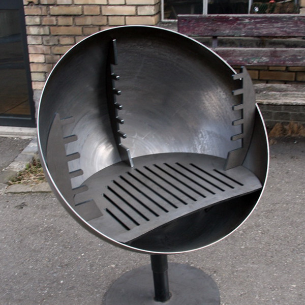 야외 요리 그릴 야외 큰 코르텐 강 방화정 화재 용기 BBQ 그릴