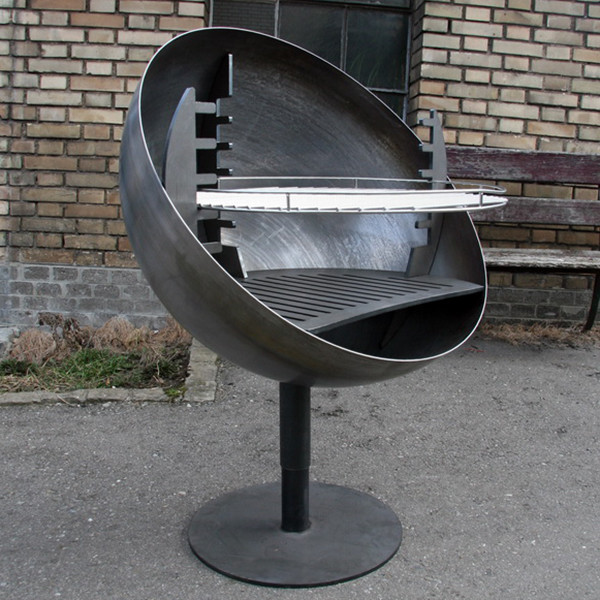 야외 요리 그릴 야외 큰 코르텐 강 방화정 화재 용기 BBQ 그릴