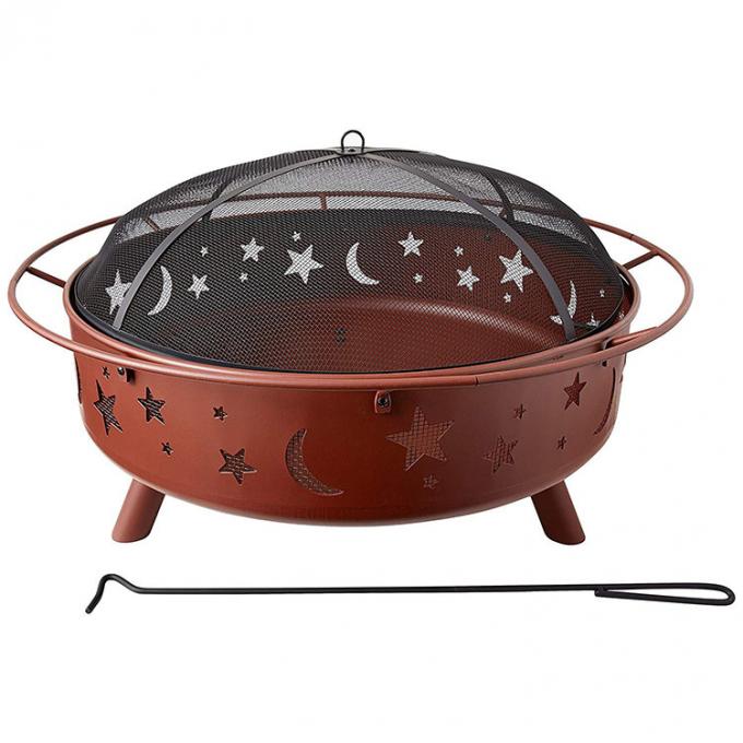 금속 스탬핑 화로는 근대적 디자인 방화정 야외 / 실내 / 정원 코르텐 강 Bbq 화덕을 특화했습니다