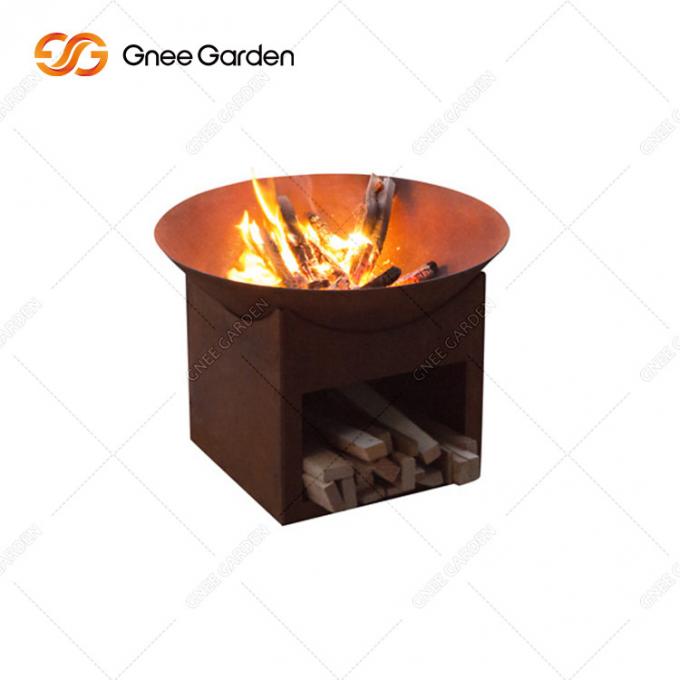 금속 경질 목재 Bbq 방화정 물그릇을 야영시키는 야외 가지고 다닐 수 있는 스테인레스 강 벽난로 공장 옥외테라스 화덕